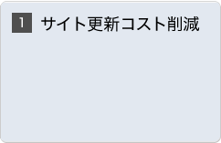 サイト更新コスト削減